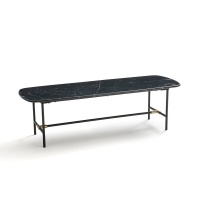 Столик Журнальный со столешницей из мрамора Botello единый размер черный LA REDOUTE INTERIEURS  фото, kupilegko.ru